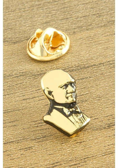 Atatürk Yaka Rozet Sarı 95637297