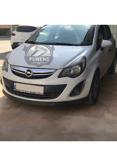 Opel Corsa D 2006-2014 Uyumlu H Lip Esnek Ön Lip 2 Parça Karlık Ön Ek Tampon Altı Dill