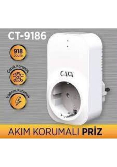 Ct 9186 Akım Korumalı Priz