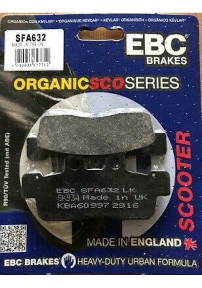 Ebc Fren Balatası Sfa632 Yamaha Ncx125 Cygnus X 07-10 Yw125x 10-1