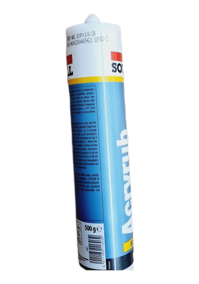 Soudal Silikonize Mastik 500 Gr .gri 2 Adet Gri