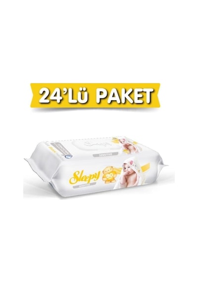 Sleepy Sensitive Islak Havlu 24x90 Lı 24 Paket 2160 Yaprak