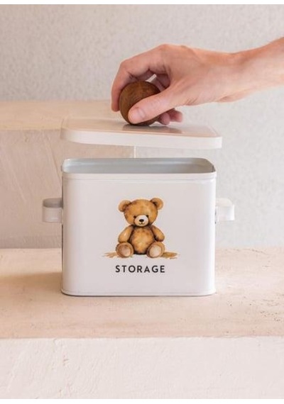 The Mia Storage Oyuncak Saklama Kabı 13x20x18 Cm Stg0002 Beyaz