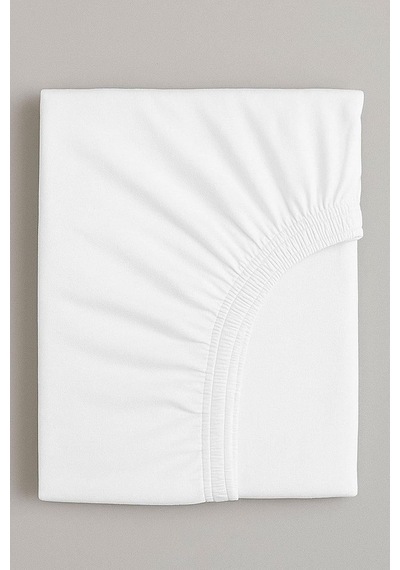 Ezgi 3 Adet Pamuklu Ve Lastikli 60 X 120 X 15 Cm Penye Bebek Çarşaf Beyaz, 21i2604587700208