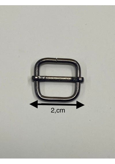 Karantuhafiye Çanta Sürgüsü / Ayar Tokası / 2 Li Set / 2 Cm Antrasit Renkli Çok Renkli