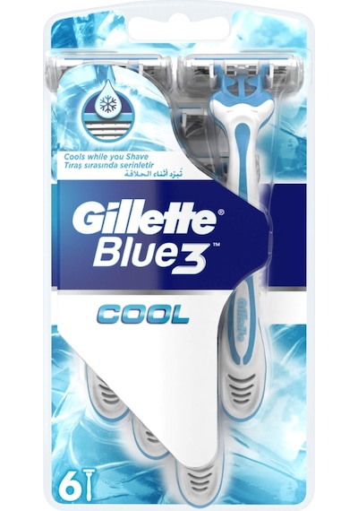 Gillette Blue3 Cool Kullan At Tıraş Bıçağı 6'lı