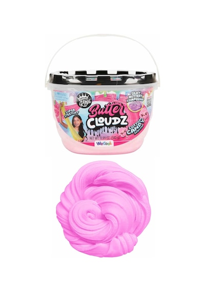 Butter Cloudz Slime 380gr. Pembe Slime: Pamuk Şeker Gibi Yumuşacık, Süper Esnek Eğlence Çok Renkli