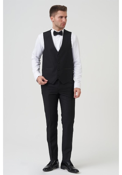 White Stone Philadelphia D2405 Slim Fit 6 Drop Likralı Damatlık Takım Elbise A.Gri - A.Gri Açık Gri