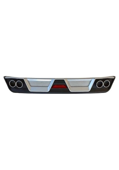 Shopigon Toyota Corolla 2012-2018 Difüzör 4 Egzoz Siyah/silver