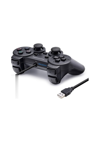 Pc Uyumlu Kablolu Usb Gamepad Oyun Kolu - Siyah Hd302 Evimdeyokyok