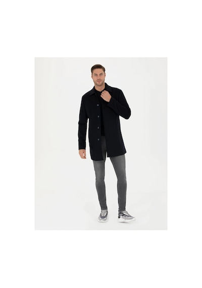 Pierre Cardin Siyah Slim Fit Kaşe Kaban G021sz0ks.000.1668724.vr046 Kahverengi