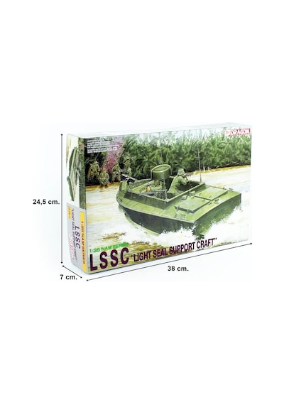 Dragon 3301 1/35 Ölçek, Lssc Hafif Seal Destek Teknesi Ve 6 Figür, Plastik Model Kiti