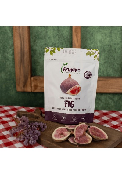 Fruvivo Dondurularak Kurutulmuş İncir Vegan Glutensiz 30 G
