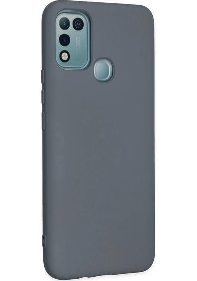 Cosmotex Newface İnfinix Hot 10 Play Kılıf Nano İçi Kadife Silikon - Gri