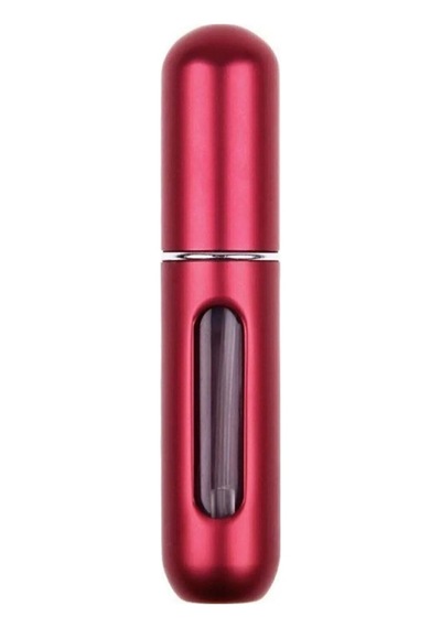 Kırmızı Cep Parfüm Şişesi Doldurulabilir Mini 5 Ml Kırmızı