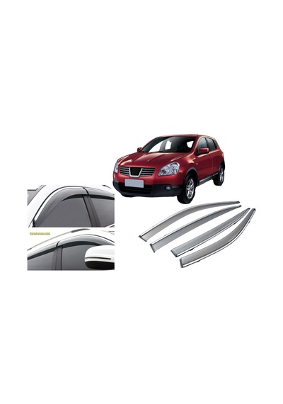 Nissan Qashqai Uyumlu 2006 2009 Kromlu Cam Rüzgarlığı İthal