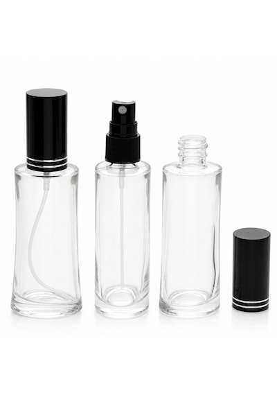 20 Adet Boş Cam Parfüm Şişe, 50 Ml, Eyfell Model28