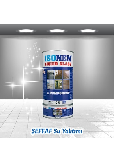 Isonem Liquid Glass Şeffaf Zemin Su Yalıtımı 2 Kg Isonem Liquid Glass Şeffaf Zemin Su Yalıtımı 2 Kg