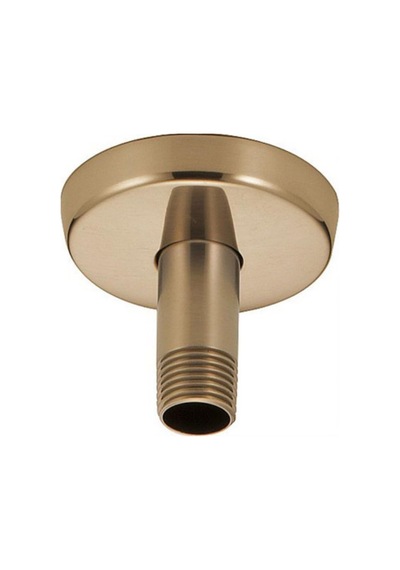 Faucet U4996-cz Duş Kolu Ve Flanşı, Şampanya Bronz Açık Mavi