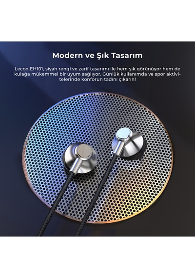 Lecoo EH101 Type-C Kablolu Kulak İçi Mikrofonlu Kulaklık