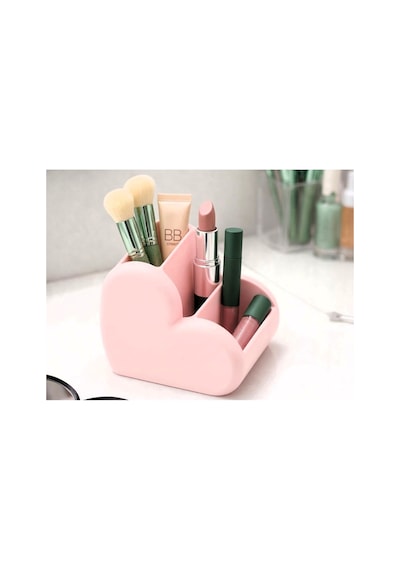 Kalp Şeklinde Organizer Pembe