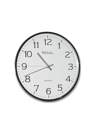 Regal 0250 Bw Ince Çerçeve Slim Duvar Saati (283883421) Beyaz