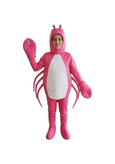 Yengeç Kostümü Yetişkin Pembe