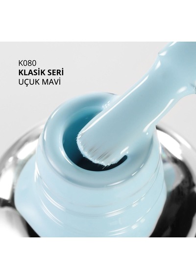 Kalıcı Oje K080, Uçuk Mavi, 10 Ml