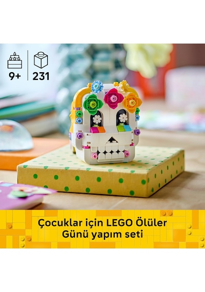 LEGO® Ölüler Günü 40811 – 9 Yaş ve Üzeri Çocuklar için Dekoratif Kafatası ve Sunak Modeli Oyuncak Yapım Seti, Hediye Fikri (471P)