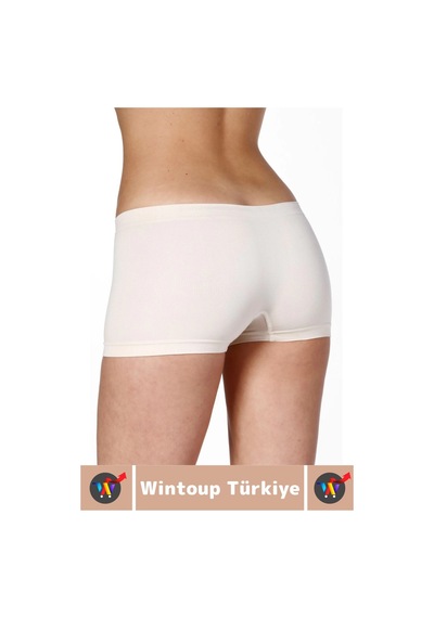 Özel Üretim İz Göstermez Düşük Bel Vücut Toparlayıcı Dikişsiz Boxer Korse Ten