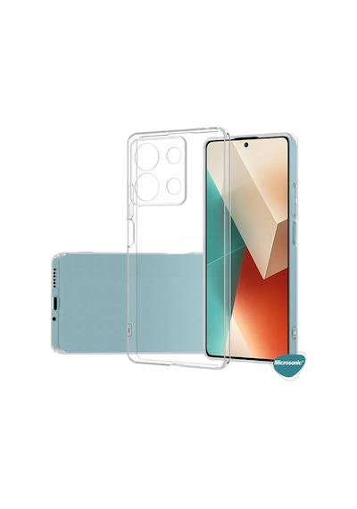 Xiaomi Redmi Note 13 - 5g Uyumlu Şeffaf Kılıf Ultra Koruma Hassas İnce Tasarım -kamera Korumalı Beyaz