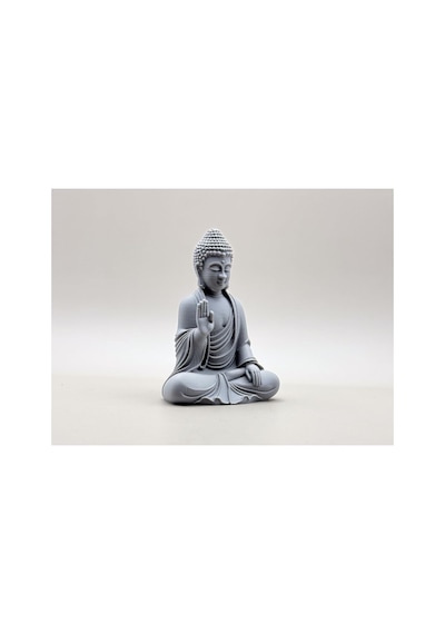 Oturan Buda Heykeli 15 Cm Meditasyon Heykeli, Figür Meditasyon Biblo Masa Üstü Biblo, Hediyel Standart