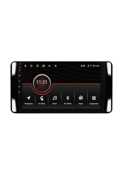Skoda Scala Android Multimedya Sistemi 2021+ Crv-4946xr Piano Black Çerçeve 10"