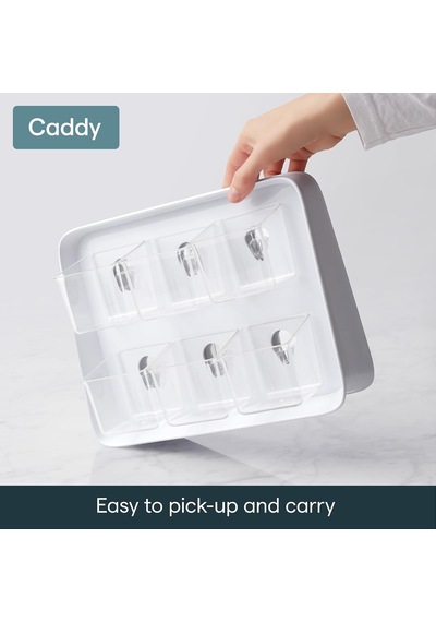 1 Çay Standı, Çay Poşeti Düzenleyici, Şeffaf, Çıkarılabilir Kaplar, Dolap Veya Yemek Odası, Plastik, Renksiz çok renkli 1 Çay Standı, Çay Poşeti Düzenleyici, Şeffaf, Çıkarılabilir Kaplar, Dolap Veya Yemek Odası, Plastik, Renksiz çok renkli