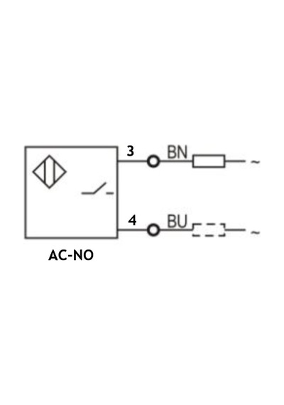 Autonics Cr18-8ao ,m18/8mm Ac-no 2-kablo Kapasitif Sensör