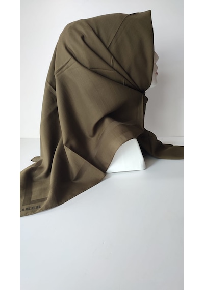 AKER Haki Düz Koton Eşarp 951 Haki
