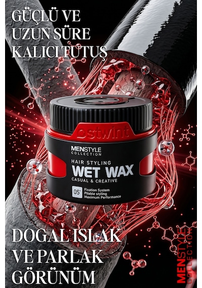 Ostwint Wet Wax No:5 Kırmızı 150 ML