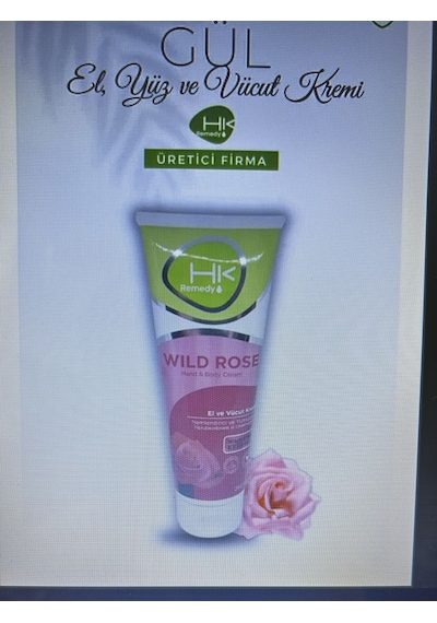 Hk Remedy El, Yüz Ve Vücut Kremi 250 Ml E Vitamini Ve Gül Yağı İle Yoğun Nemlendirme, Tüm Cilt Tiplerine Uygun Günlük Bakım