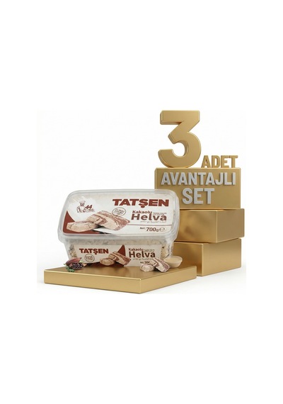 Tatşen Helva Kakaolu 3x700 Gr