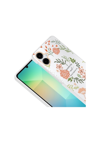 Samsung Galaxy Uyumlu A06 Kılıf Kamera Korumalı Desenli Zore Klip Kapak - Beautiful -