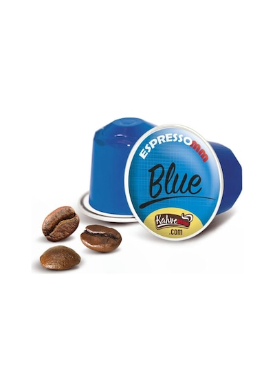 Espressomm® Premium Blue Alüminyum Kapsül Kahve-kafeinsiz! (50 Ad
