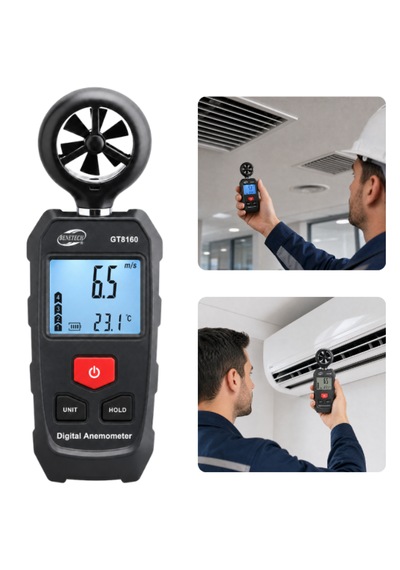 Benetech Gt8160 Mini Anemometre Rüzgar Hızı Ölçer