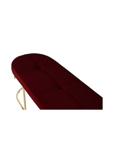 Viego Gold Collection- Bordo Kapitoneli Chester Model Puf & Bench & Koltuk & Uzun Makyaj Puff & Yatak Ucu
