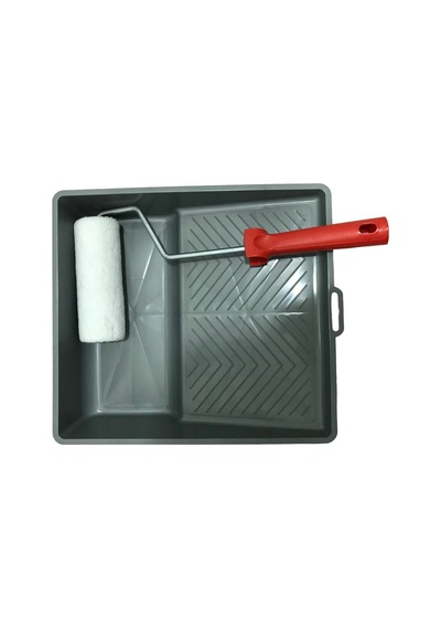 Kadife 15 Cm Posteki Özel Rulo Ve Boya Tavası Karışık Karışık