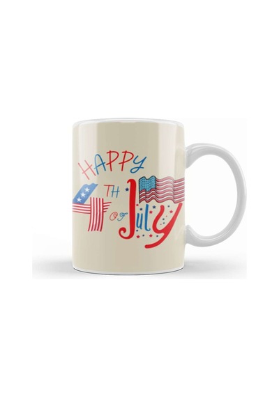 Happy 4th Of July İndependence Day Gift Celebrationpatriotic Kupa Bardak Porselen Karışık