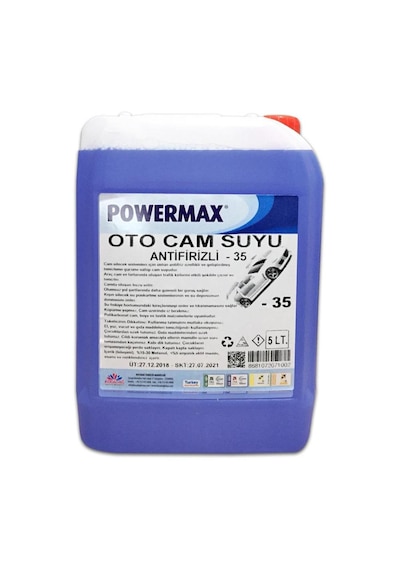 Powermax Antifirizli Oto Cam Suyu -35 Derece