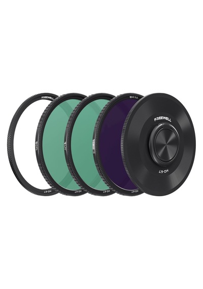 Freewell 67mm M2 Uv Manyetik Hızlı Değiştirilebilir Çantalı 3'lü Lens Filtre Seti