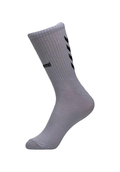Hummel Maxi Antrenman Çorabı Kısa Gri Beyaz