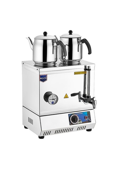 Remta Ep02 Çift Demlikli Elektrikli Pleytsiz 30 Model 23 Lt Çay Ocağı-Demlikli