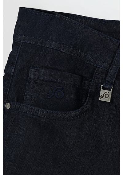 Sabri Özel Erkek Lacivert Normal Kesim Regular Fit Beş Cep Normal Bel Denim Pantolon